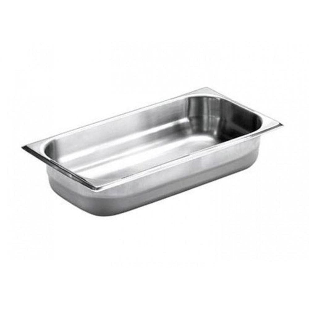 Kit 10 Cubas Gastronomica Inox Gn 1/3 X 65mm (325X176mm)