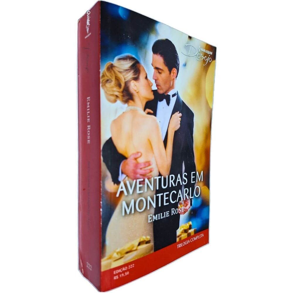 Aventuras em Montecarlo Edição 222 Coleção Harlequin Desejo Emilie Rose Trilogia Completa