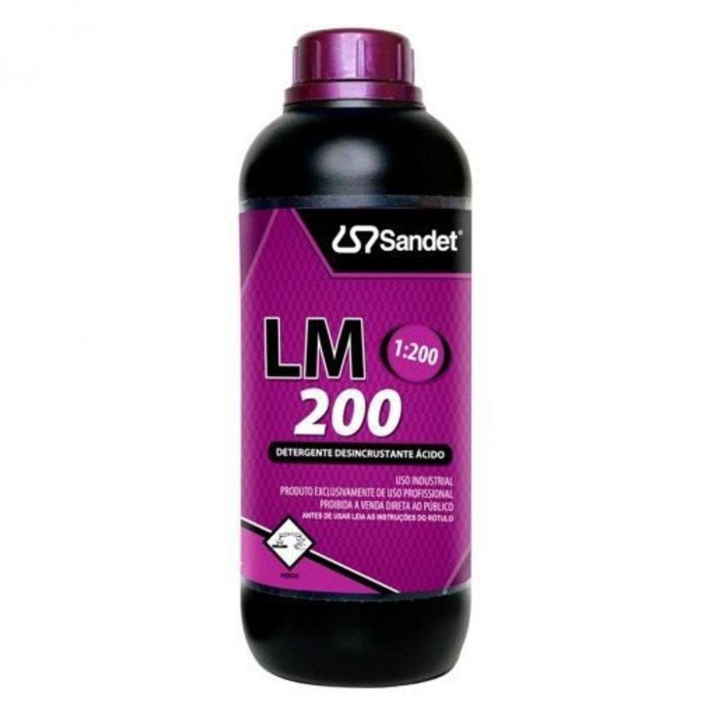 Lm 200 Detergente Desincrustante Acido - 1 Litro - Sandet