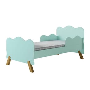 Cama Infantil Angel Menta Com Colchão