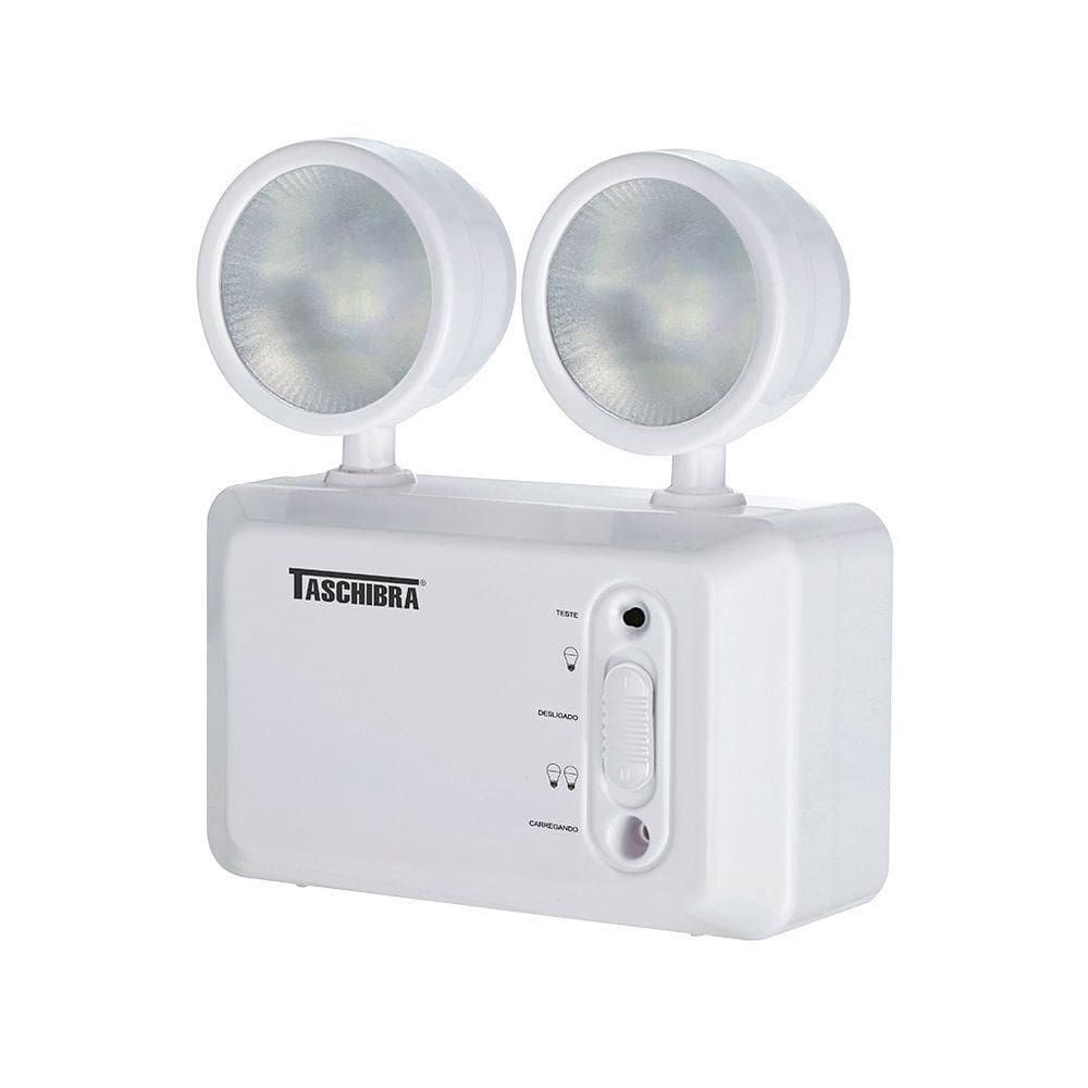 Luminária Emergência Bloco Autônomo Taschibra Farol 250 Lumens Bivolt