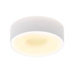 Plafon Taschibra Sushi Led Redondo Bivolt 2700k Luz Quente Bivolt Branco