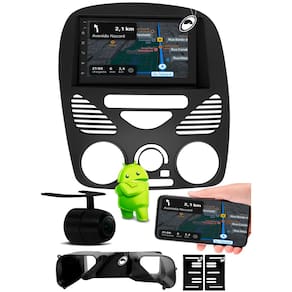 Multimidia 7" Polegadas Android Palio Fire G2 Siena Strada Weekend Com Ar CarPlay Wi-Fi + Câmera de Ré