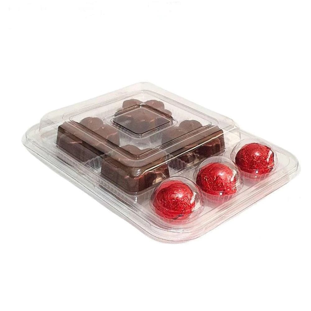 Kit Festa Para Fatia de Bolo e 3 Docinhos Fiesta TOP Cristal 20 Peças