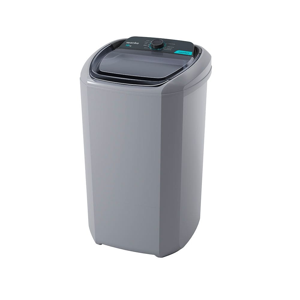 Lavadora de Roupa 10 Kg Prata Comfort Wanke - 110v - Lwbe100t