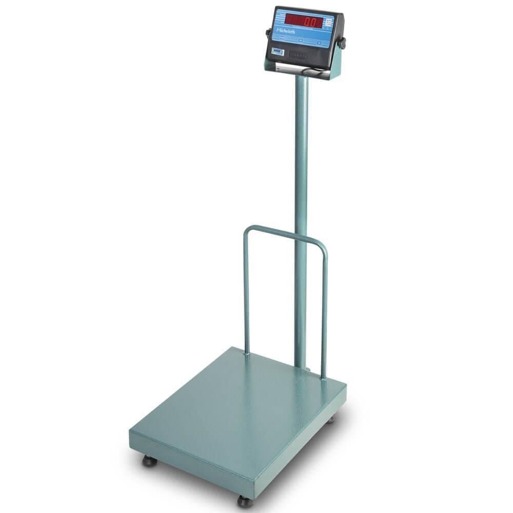 Balança Eletrônica Micheletti MIC200 200kg/50g 40x50cm MIC3 Light C/ Coluna e Plataforma Aço Carbono