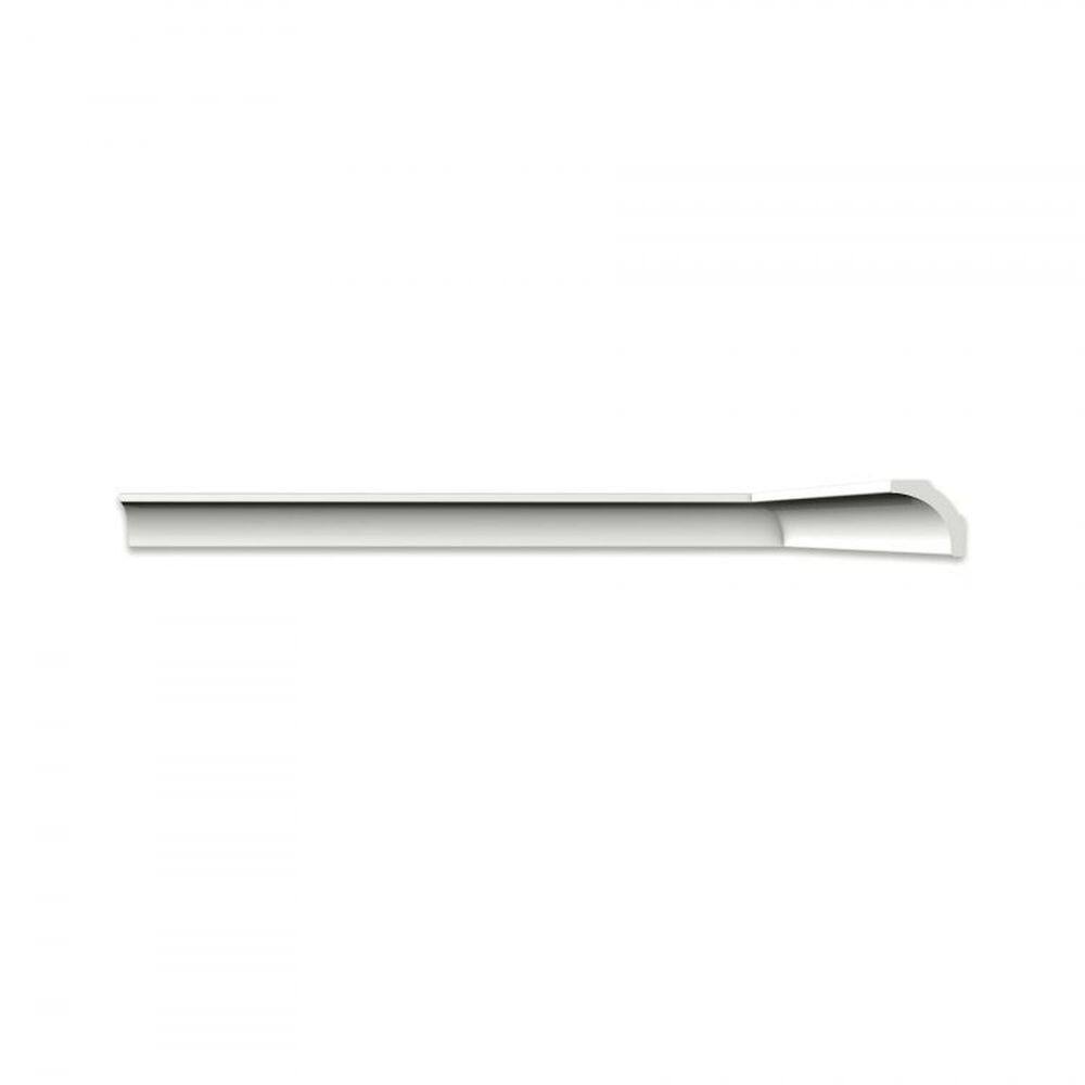 Kit com 3 Barras Roda Teto A5 Perfil de Poliestireno Homestar 6m Branco