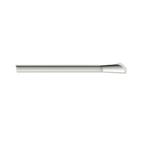 Kit com 3 Barras Roda Teto A5 Perfil de Poliestireno Homestar 6m Branco
