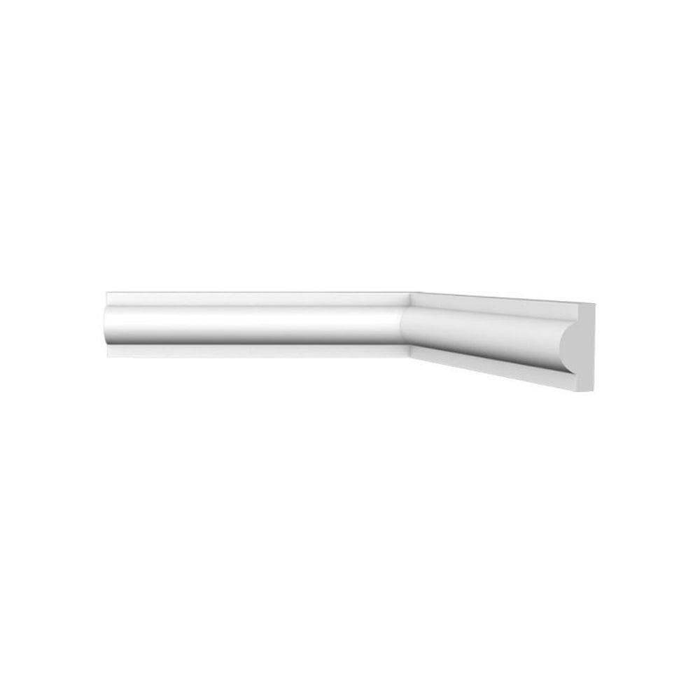 Kit com 3 Barras Roda Meio I20 Perfil de Poliestireno 6m Branco