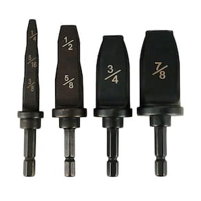 Broca Alargadora Expansão Hiatsu Ct-900s-a De Tubo De Cobre E Alumínio Com 4 Peças único