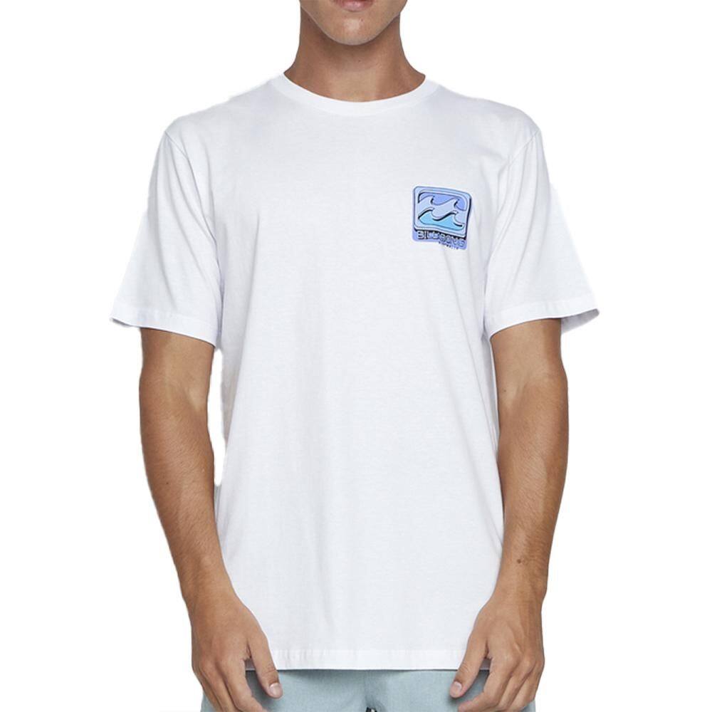 Camiseta Billabong Crayon Wave SM25 Masculina Branco