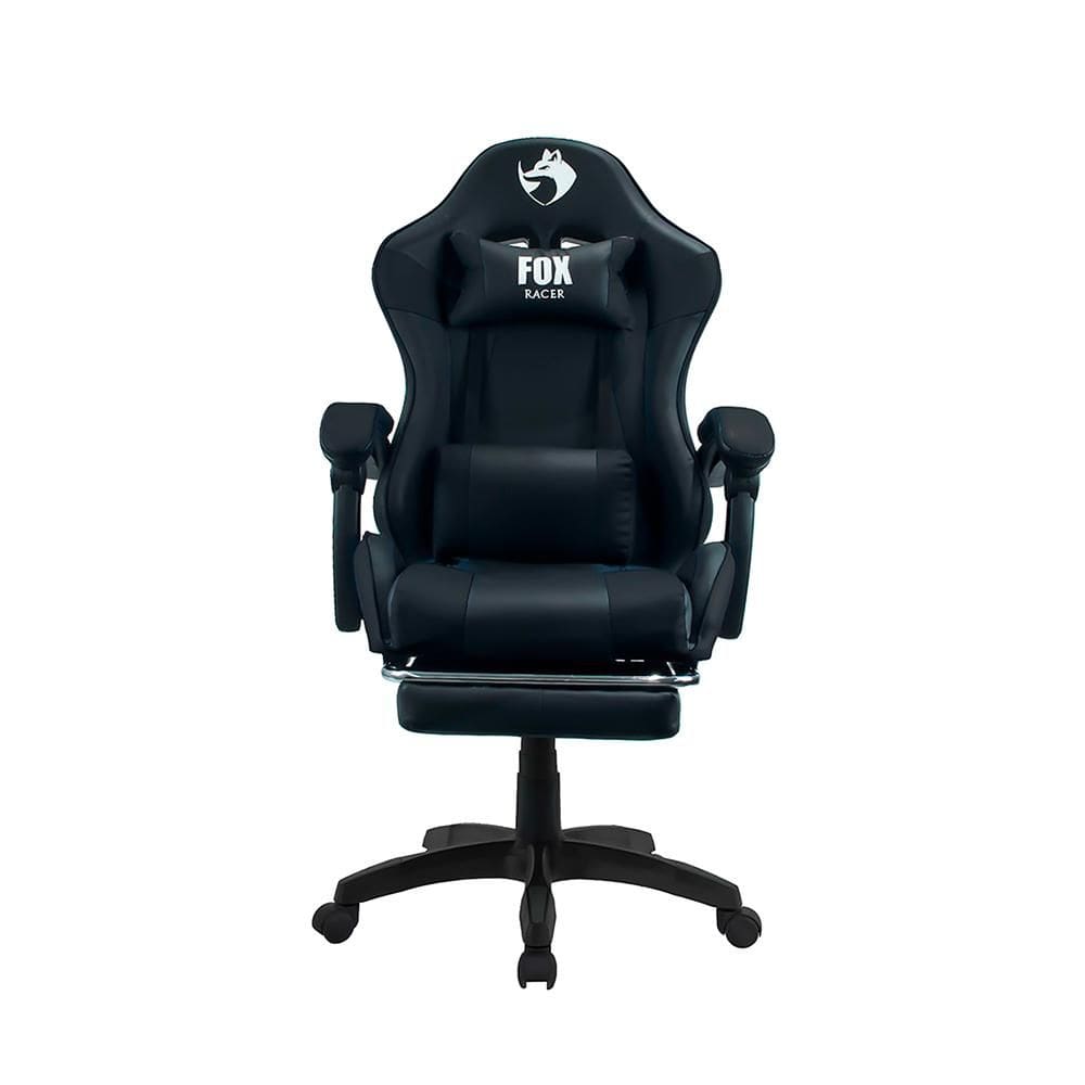 Cadeira Gamer Fox Racer Zerda com Apoio de Pés Preta - W20
