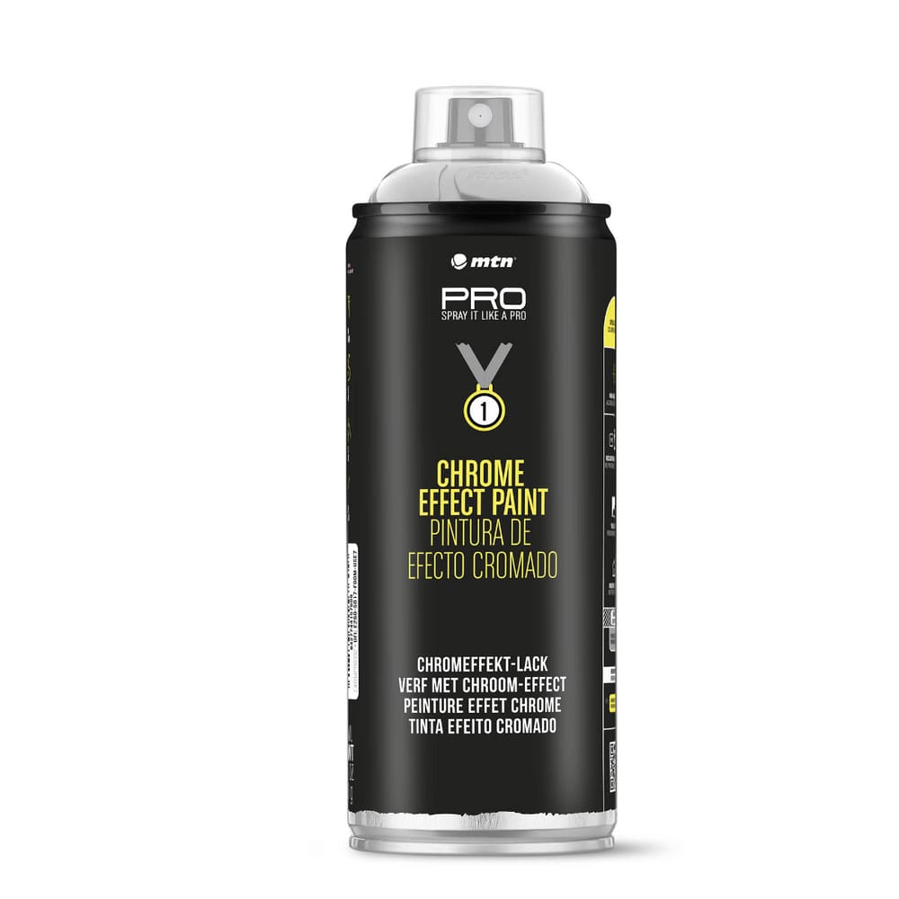 Tinta Spray Cromada Prata 400ml PRO MTN