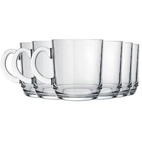 Caneca De Vidro Aspen Duralex 300ml 06 Unidades - Nadir 5909