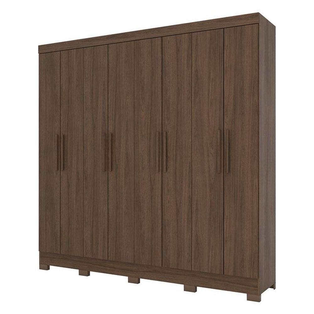 Guarda Roupa Casal B51 Castanho - Briz Móveis