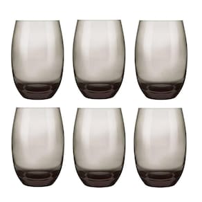 Jogo De Copos Sm Aruba Fumê Long Drink 465ml 6un - Nadir 30611