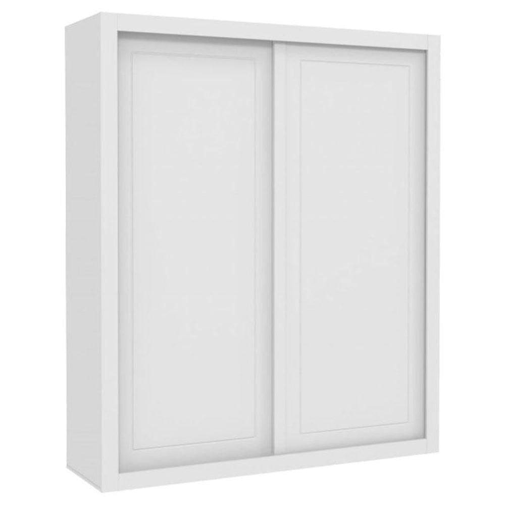 Guarda Roupa Tutto New 2 Portas De Correr Branco Acetinado - Matic