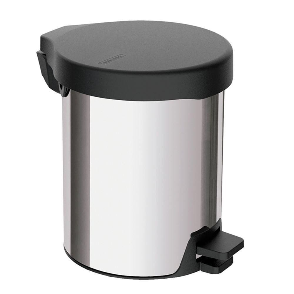 Lixeira Com Pedal New Aço Inox Polido 5 Litros - Tramontina 94538/705
