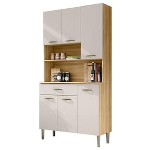 Kit Cozinha 6 Portas Apolo Freijó Soft - Kits Paraná