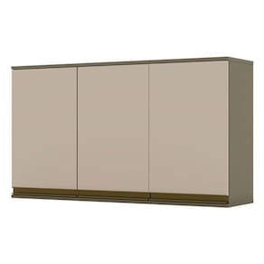 Armário Aéreo Connect 3 Portas 120 Cm Duna Cristal - Henn