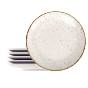 Prato Raso De Porcelana Rústico Marrom 28cm 6 Unidades - Tramontina 96950/044