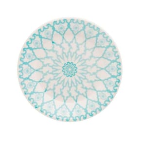 Prato De Sobremesa Cerâmica Estampa Donna Mandala 18cm 1un - Biona 091080
