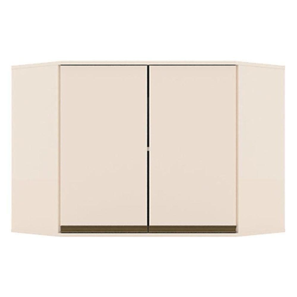 Armário Aéreo Canto Oblíquo 2 Portas évelin Off White - Henn