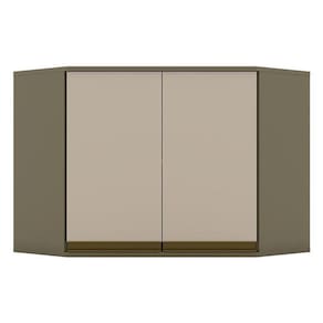 Armário Aéreo Connect Canto Obliquo 2 Portas 67 Cm Duna Cristal - Henn