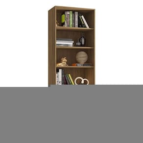 Livreiro Office Com Portas Pequenas Freijó - Móveis Leão