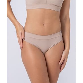 Calcinha sem costura modelo biquini em microfibra