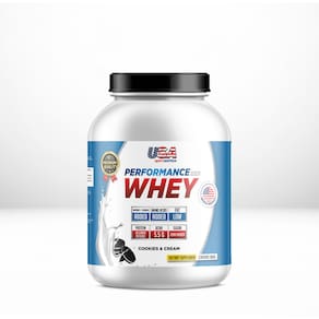 Whey fórmula exclusiva com vitaminas e aminoácidos Cookies and Cream  (1KG) - USA SPORT NUTRITION