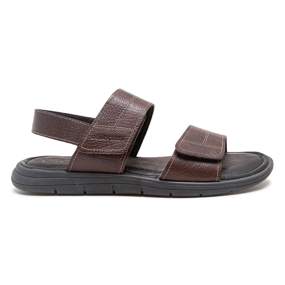 Sandália de Couro Democrata Masculina Easy Soul 015141