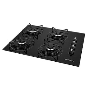 Fogão Cooktop 4 Bocas A Gás Mondial Ctg-01 Preto-inox Bivolt