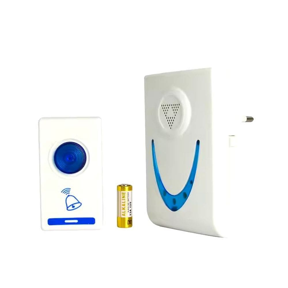 Campainha Residencial Wireless Sem Fio Resistente Água Wifi
