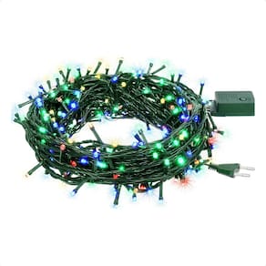 Cordão Luminoso Led Pisca Pisca 8 Funções 100 Leds Taschibra 110V Colorida