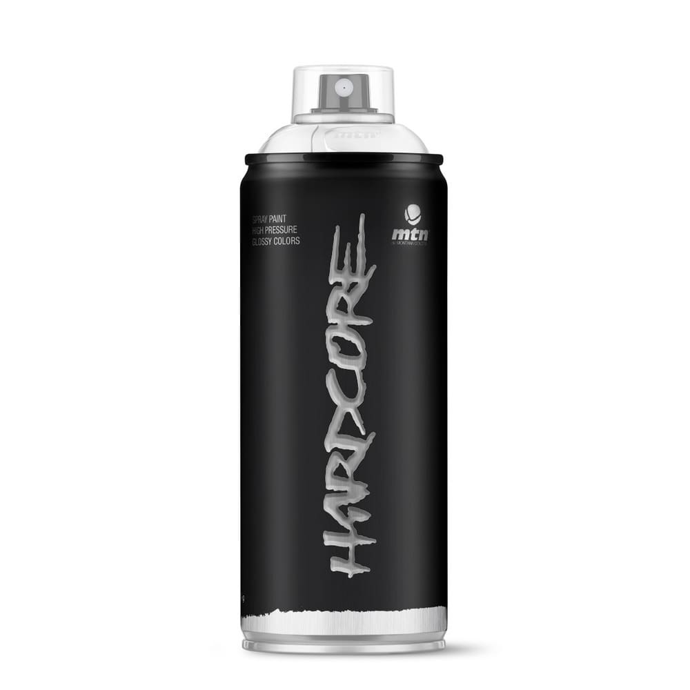 Tinta Spray Hardcore Branco Acetina 400ml MTN