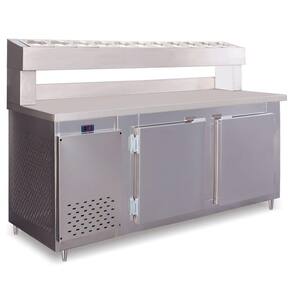 Balcão Condimentado 4 Portas 860 Litros Rf049 Frilux Balcão Refrigerado Inox 110v