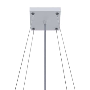 Kit Pendente Taschibra Waffle Quadra Bivolt Branco