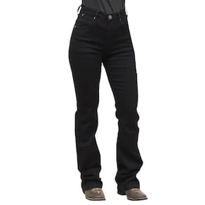Calça Jeans Feminina Preta 19M Boot Cut Wrangler 37323