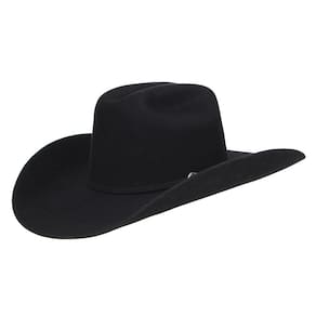 Chapéu Feltro Premium 3x Super Bull Preto Forrado Stetson 31324