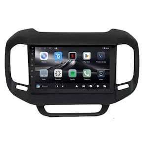 Central Multimídia Fiat Toro 2015 2016 2017 2018 2019 Adak G2 Preto Fosco Tela de 9" QLED 2GB de RAM 64GB Android Auto e Carplay + Câmera de ré