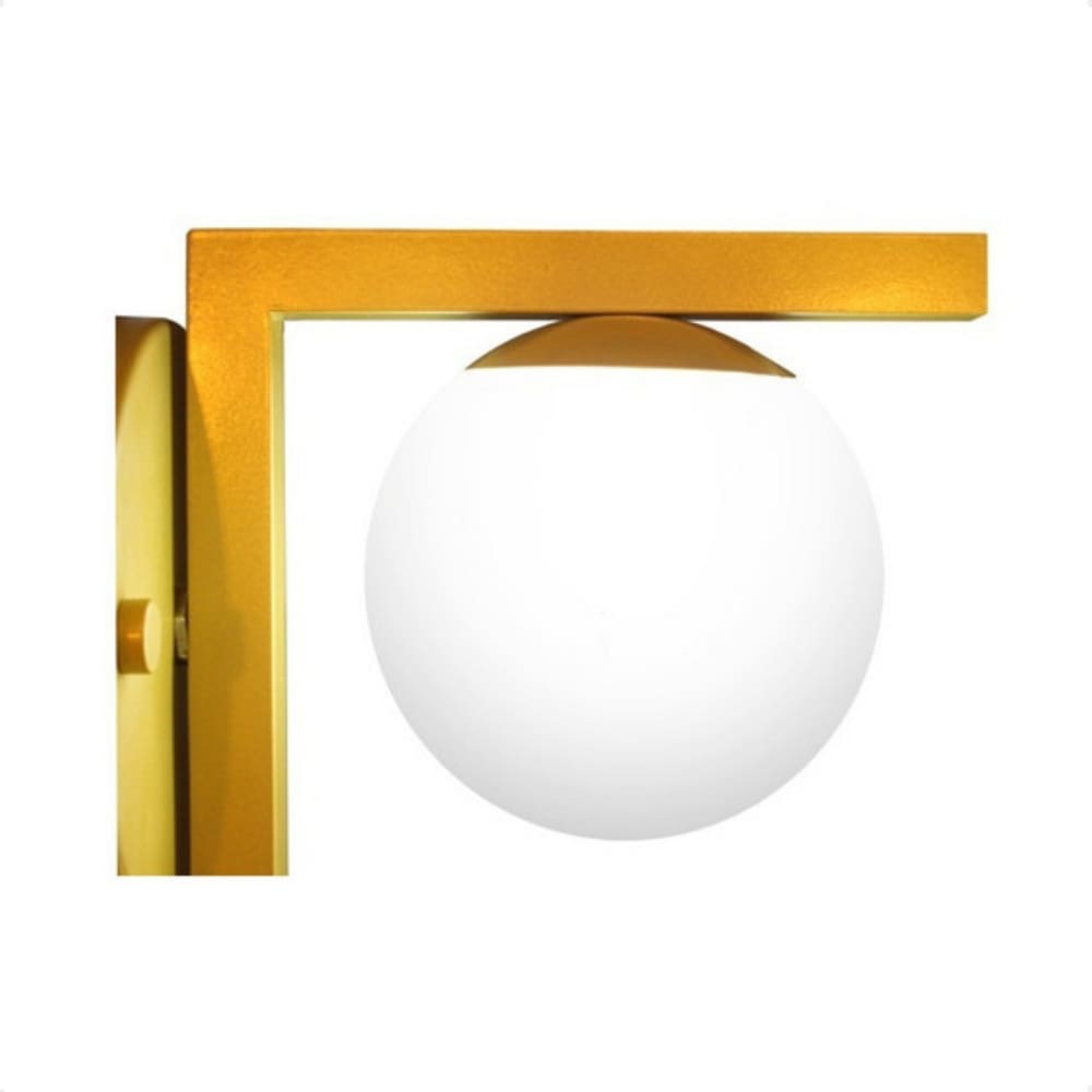 Arandela Startec Havana Globo E27 Moderna Bivolt Ouro