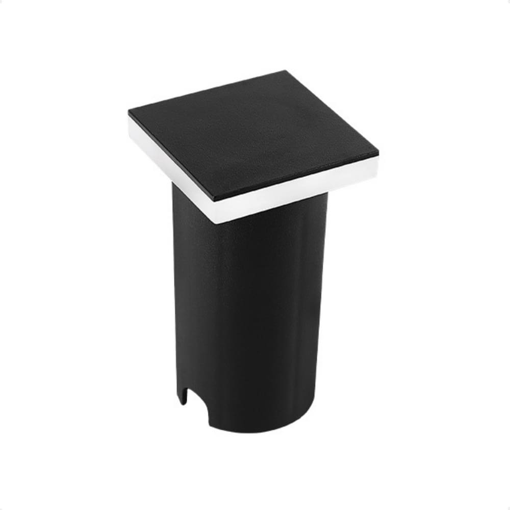 Balizador de Solo Led Taschibra Edge Quadrado Preto Bivolt