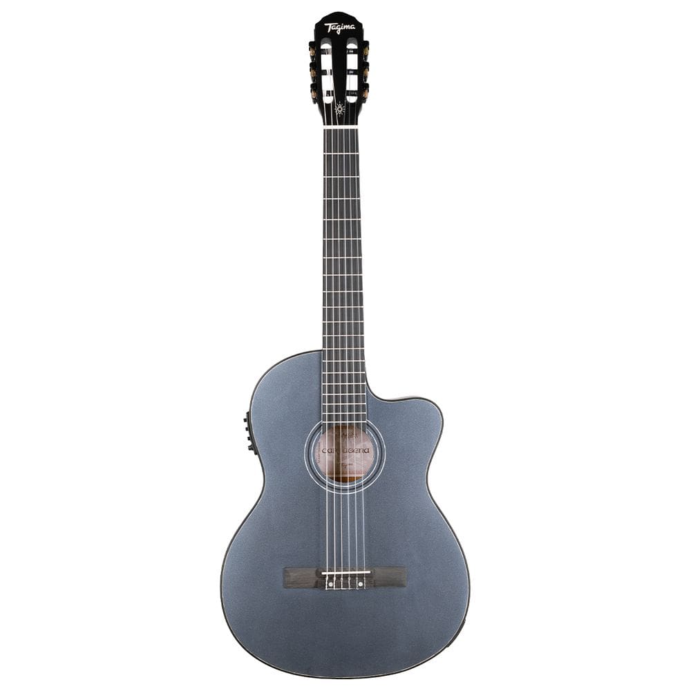 Violão Clássico Tagima Flat Cutaway Eq Metallic Deep Silver