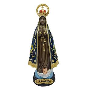 Imagem de Nossa Senhora Aparecida Modelo Italiano de Resina Nacional 22cm