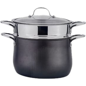 Espagueteira Com Cesto Coador Cookduo 2 Peças Aço Inox - 8l