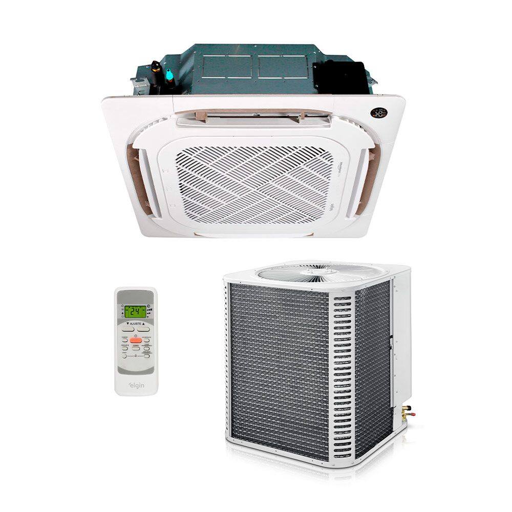 Ar Condicionado Split Cassete 48000 Btu Frio Eco - Inverter - Elgin - 220v - Kvfi48c2na