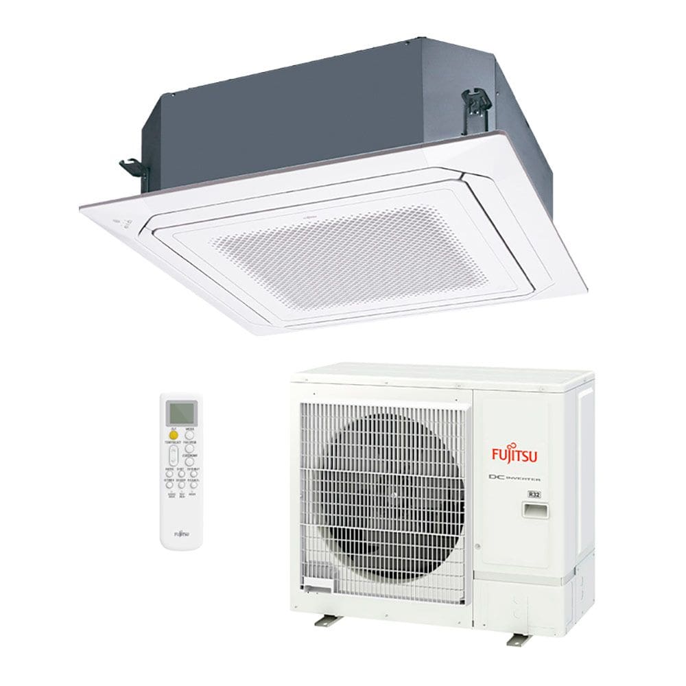 Ar Condicionado Split Cassete Inverter R-32 Fujitsu 31000 Btus Quente/frio 220V Monofásico AUBH30KRLB