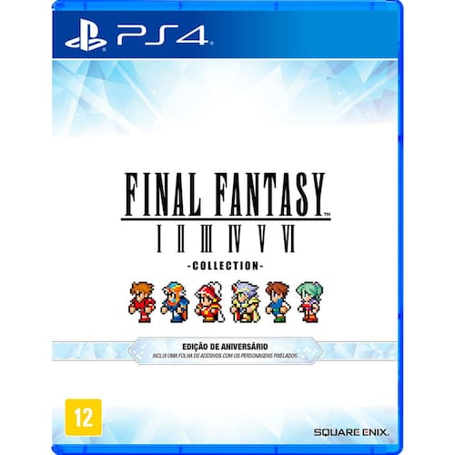 Imagem do produto Final Fantasy I-VI Collection Anniversary Edition PS4 - Físico em Ponto Frio