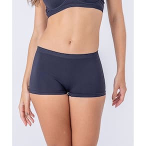 Calcinha boxer com trama vazada